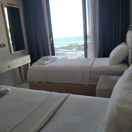 Apartmán Stylish Home With Shared Pools And Fantastic Sea View Near Beach In Alanya Konaklı